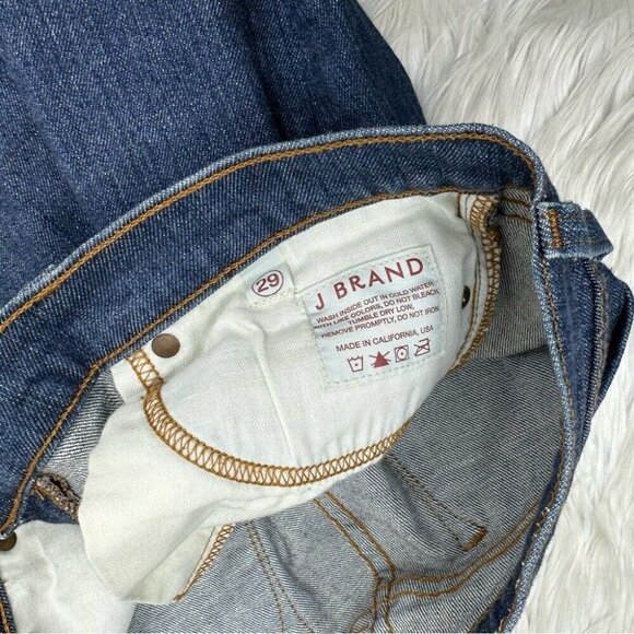 J Brand Women’s Blue 935 Miner Mid-Rise Skinny Ankle Length Jeans W29-32/L25.5 - Picture 5 of 12